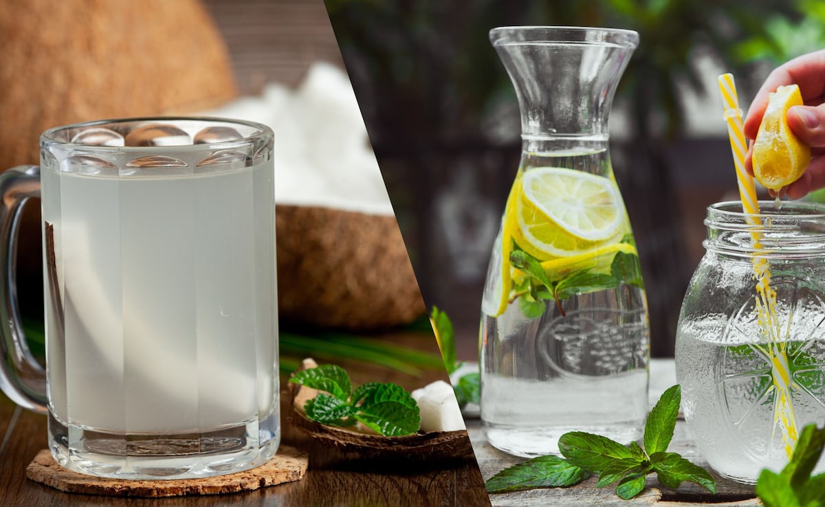 coconut water and nimbu paani coconut water and nimbu paani