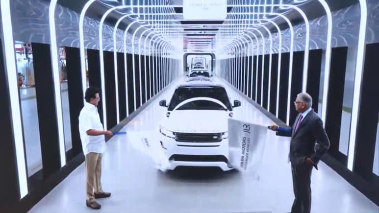 First Range Rover Evoque Rolls Out From Tata-JLR's Plant In Ranipet