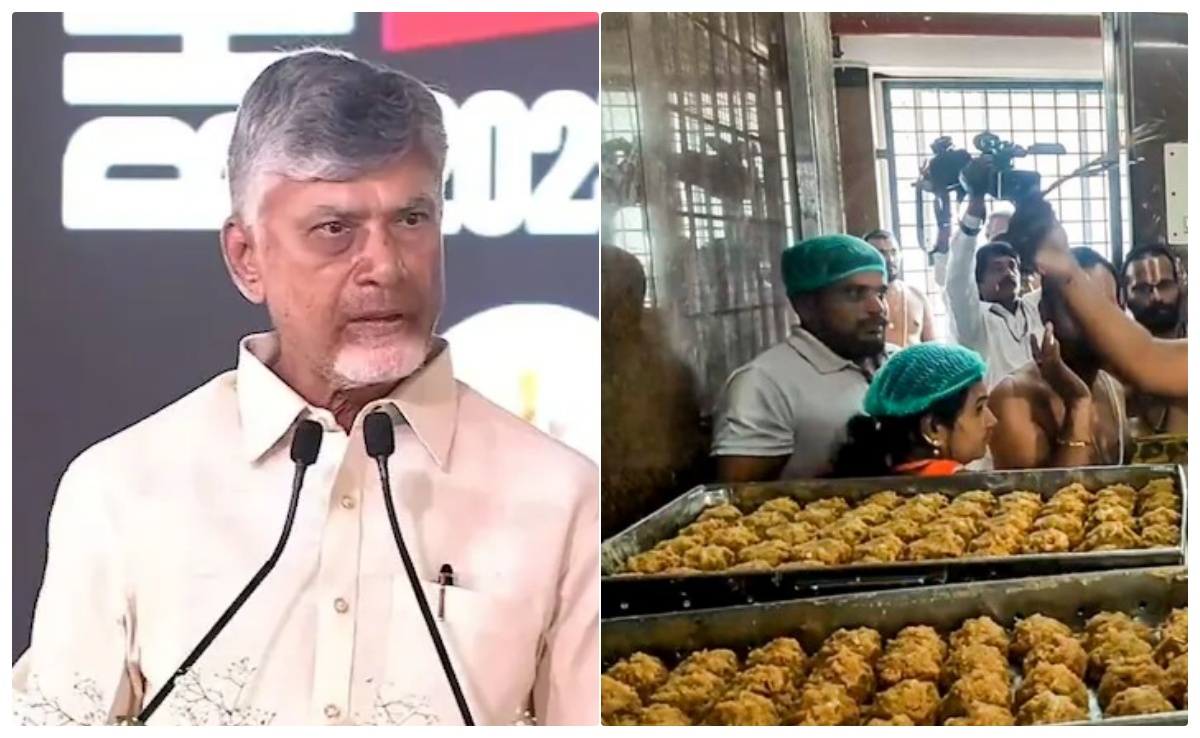 बाथरूम क्लीनर के केमिकल वाले घी से बने थे तिरुपति प्रसाद के लड्डू, आंध्र सीएम का बड़ा दावा