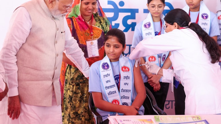 Free HPV Vaccine For 1.15 Crore 14-Year-Old Girls Every Year: PM Launches Mission