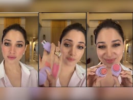 तमन्ना भाटिया ने बताया अपना ब्लश और लिप ग्लो सीक्रेट, उनका ये नेचुरल ब्यूटी टिप फॉलो कर पाएं नेचुरल पिंक ग्लो