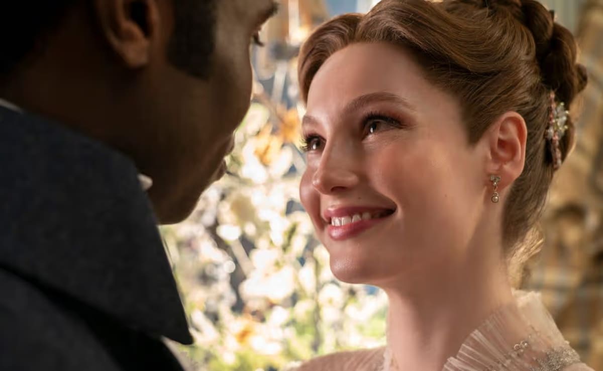 A still from Bridgerton Season 4.