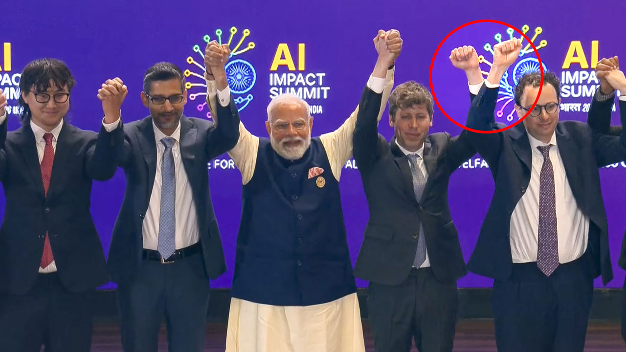 AI Cold War On Stage: OpenAI, Anthropic CEOs' Awkward Moment At Delhi Summit