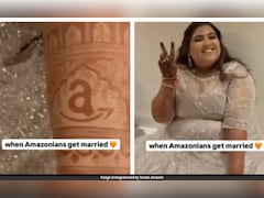 दुल्हन ने मेहंदी में बनवाया Amazon का स्माइल लोगो, देख दूल्हे ने दिया ऐसा रिएक्शन...हो गया वायरल