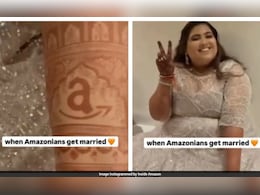 दुल्हन ने मेहंदी में बनवाया Amazon का स्माइल लोगो, देख दूल्हे ने दिया ऐसा रिएक्शन...हो गया वायरल