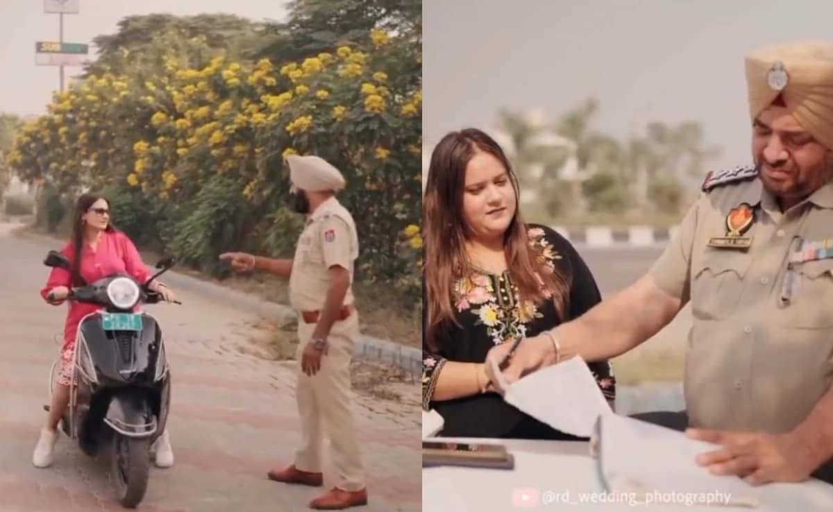 Punjab Cops' Appearance In 'Pre-Wedding Shoot' Becomes Political Flashpoint