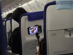 IndiGo Passenger's Tripod 'Jugaad' For Watching Shows Is Pure Genius