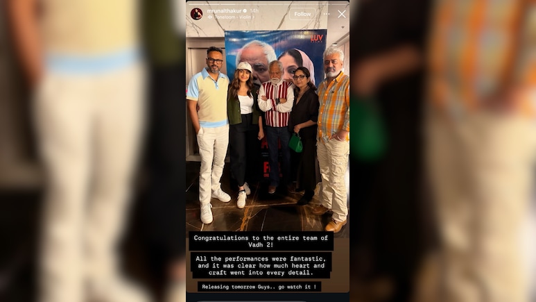 मृणाल ठाकुर ने &lsquo;वध 2&rsquo; की सराहना की, कहा- &lsquo;हर छोटे से छोटे पहलू में..'