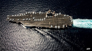 US Carrier Abraham Lincoln "Struck" By 4 Ballistic Missiles, Claims Iran