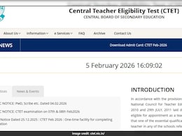 CTET 2026 Admit Card: जारी हो गए सीटेट के एडमिट कार्ड, यहां से करें डाउनलोड