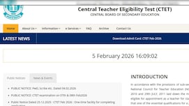 CTET 2026 Admit Card: जारी हो गए सीटेट के एडमिट कार्ड, यहां से करें डाउनलोड