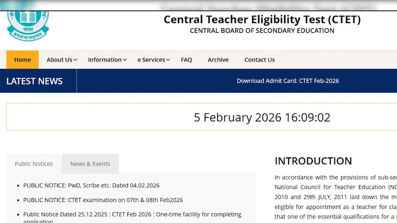 CTET 2026 Admit Card: जारी हो गए सीटेट के एडमिट कार्ड, यहां से करें डाउनलोड