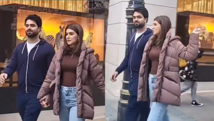 Video: Kriti Sanon Walks Hand-In-Hand With Rumoured Boyfriend Kabir Bahia On London Streets