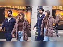 Video: Kriti Sanon Walks Hand-In-Hand With Rumoured Boyfriend Kabir Bahia On London Streets