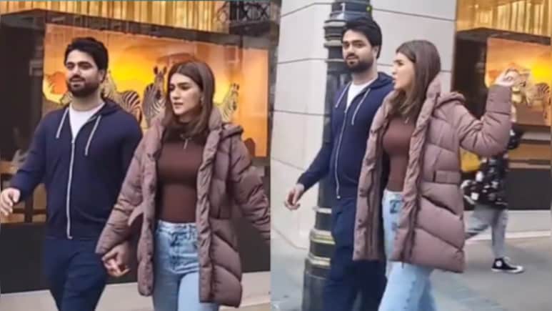 Video: Kriti Sanon Walks Hand-In-Hand With Rumoured Boyfriend Kabir Bahia On London Streets