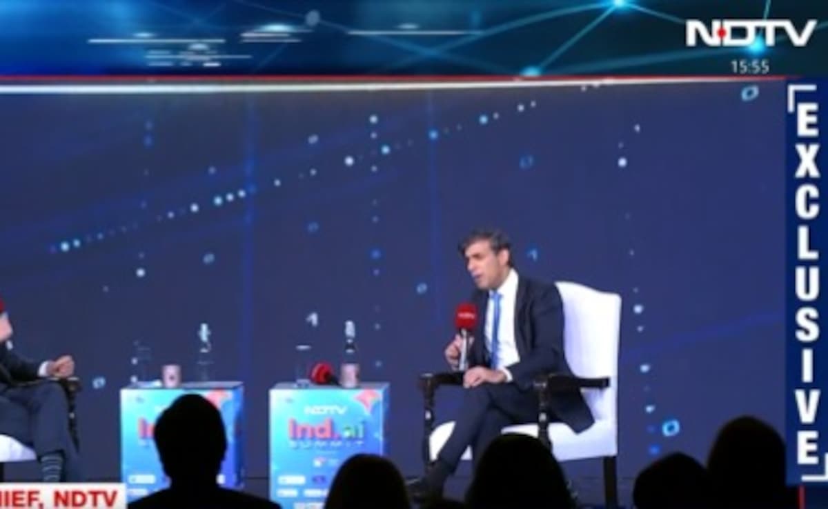Rishi Sunak on AI Redefining Work, Not Just Replacing Jobs | NDTV AI Summit Insights
