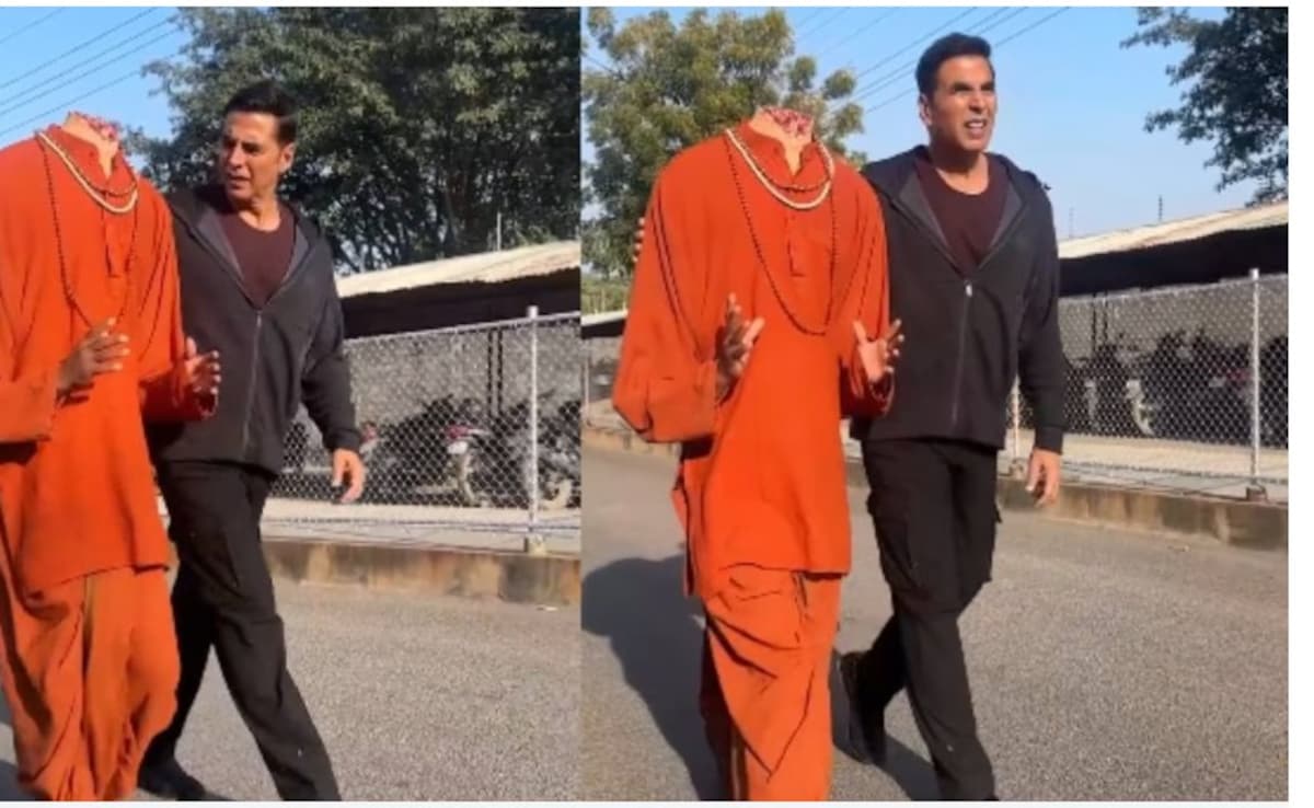 Bhoot Bangla : भगवा कपड़े पहने, बिना सिर वाले भूत के साथ मस्ती करते दिखे अक्षय कुमार, फैंस बोले- ये ‘स्त्री 2′ का सरकटा तो नहीं