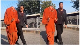 Bhoot Bangla : भगवा कपड़े पहने, बिना सिर वाले भूत के साथ मस्ती करते दिखे अक्षय कुमार, फैंस बोले- &lsquo;स्त्री 2&prime; का सरकटा तो नहीं