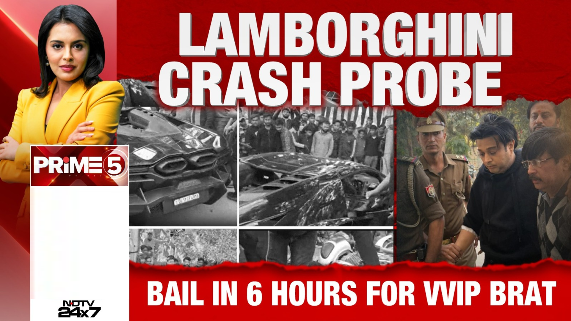 Lamborghini Crash Probe: Bail In 6 Hours For VVIP Brat