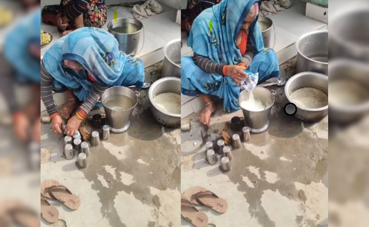 UP: बाल्टी भर पानी में मिलाया दो पैकेट दूध, मिड-डे मील में स्कूली बच्चों के साथ खिलावाड़