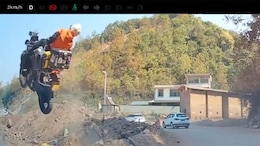 Watch: Rider Flies Off Hill's Edge In A Nightmare Accident