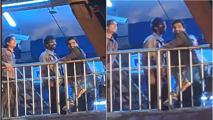 Viral Video: Kartik Aaryan Spotted Filming <i>Naagzilla</i> At Delhi Metro Station, Waves At Fans