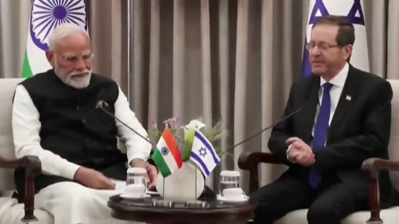 PM Modi Meets Israeli President Isaac Herzog As Part Of His State Visit