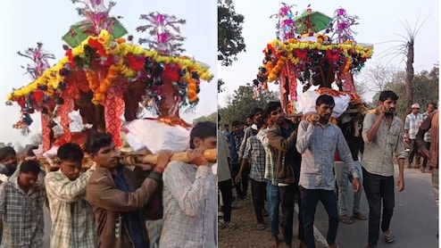 ढोल-नगाड़ों और डांस के साथ बुजुर्ग को दी गई अंतिम विदाई, नजारा देखकर दंग रह गए लोग