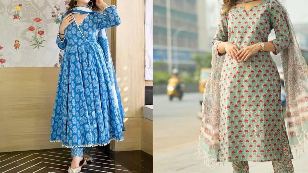 Straight-Cut Vs Anarkali Kurti Sets: Which Style Flatters Your Body Shape Straight-Cut Vs Anarkali Kurti Sets: Which Style Flatters Your Body Shape