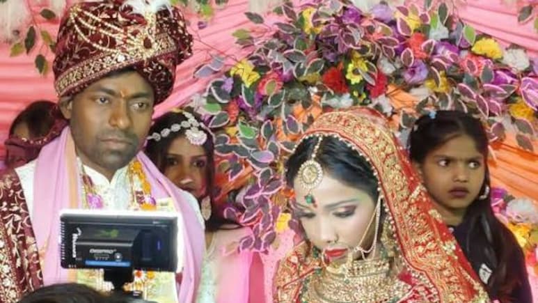 On Camera, Bride Shot In Stomach On Wedding Stage In Bihar