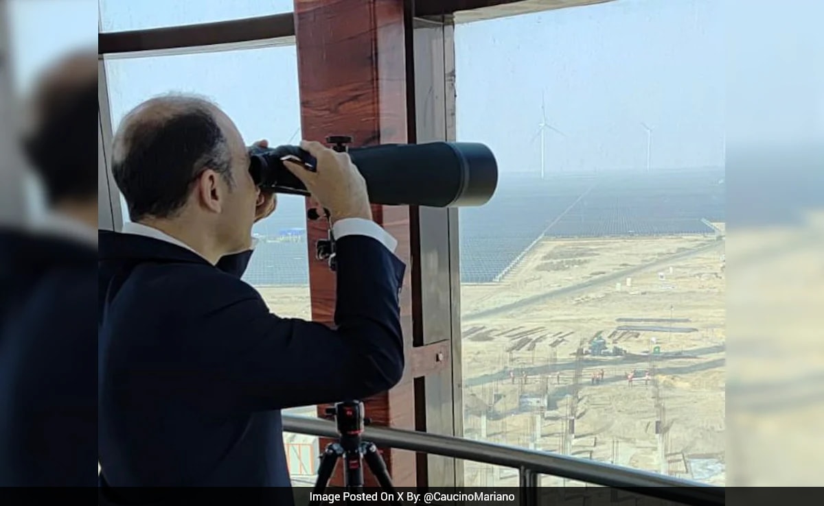 "Dazzled": Argentina Ambassador Congratulates Adani Group Over Gujarat's Khavda Solar Park