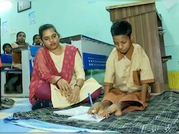Born With Immobile Hands, Odisha Girl Writes Matric Exam With Foot