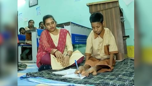 Born With Immobile Hands, Odisha Girl Writes Matric Exam With Foot