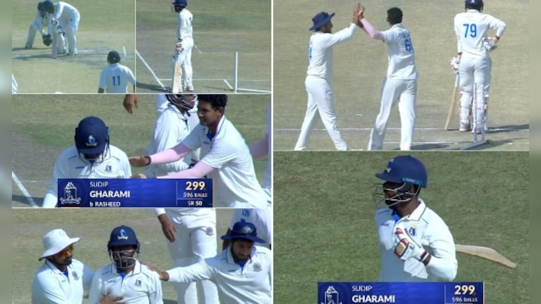 Sudip Gharami: 299 रनों पर क्लीन बोल्ड हो गया बल्लेबाज, भारतीय फर्स्ट क्लास क्रिकेट में पहली बार हुआ ऐसा अनोखा