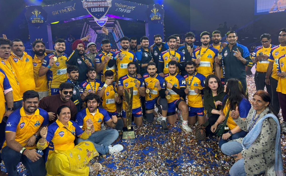 Rohtak Royals Crowned Champions Of Inaugural Kabaddi Champions League