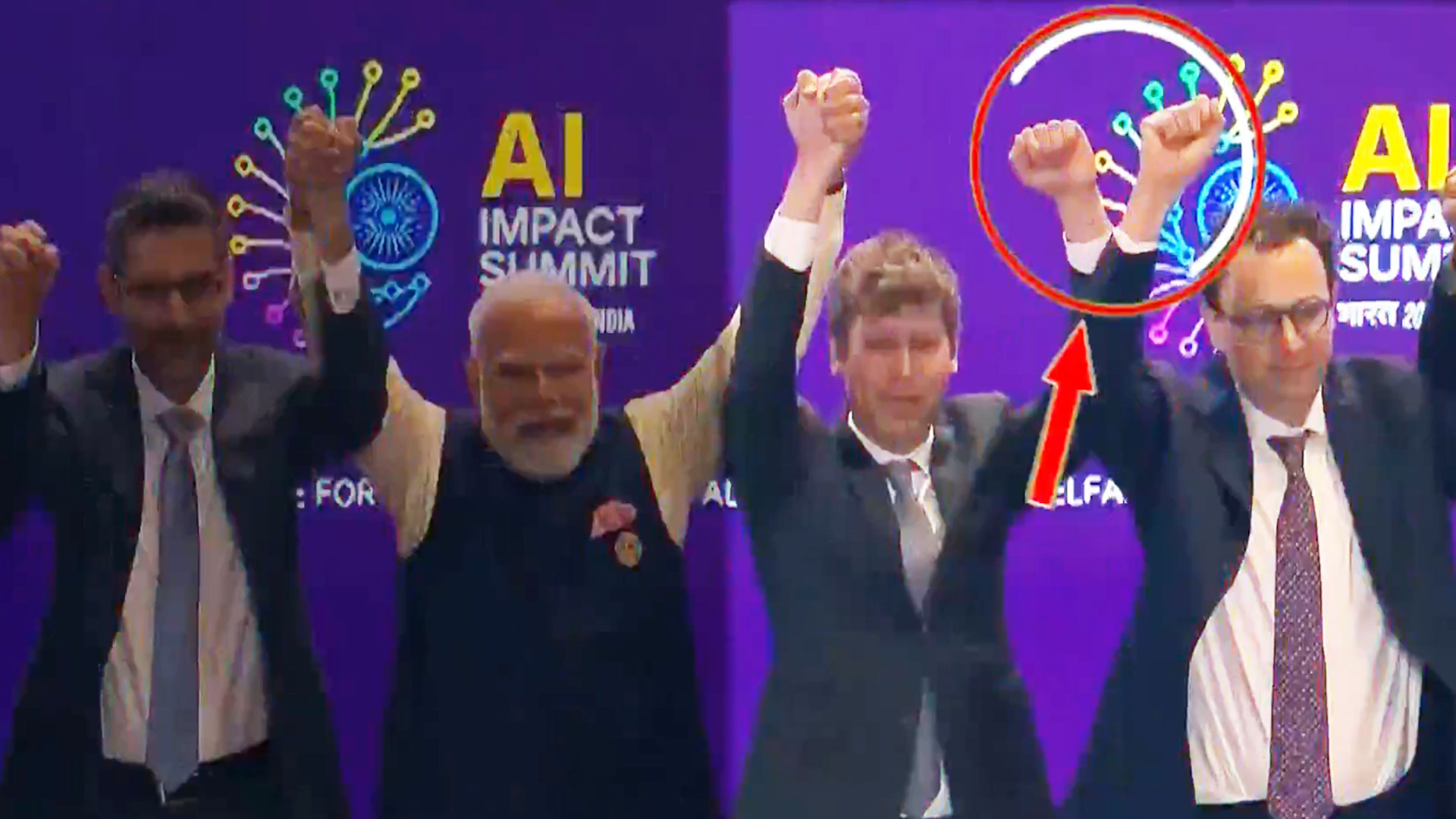 AI Cold War Moment At Delhi Summit As CEOs Skip Hand-Holding