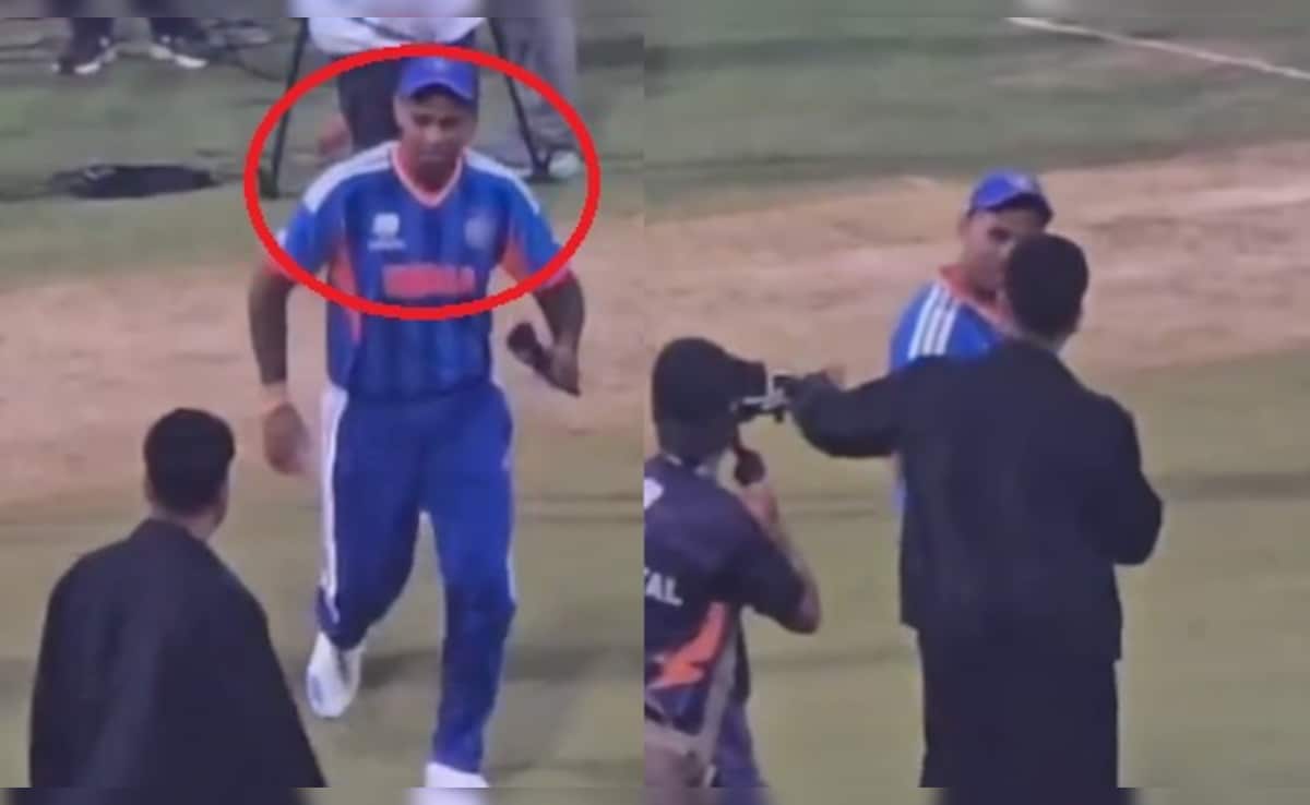 Video: मैदान पर अचानक अपने कप्तान रोहित शर्मा को देख भागे चले आए सूर्यकुमार यादव,  ऐसा कर जीत लिया दिल