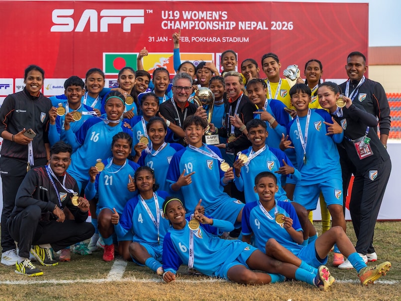 India's U17 team Blanks Bangladesh 4-0 To Win SAFF U19 Women's Championship Title