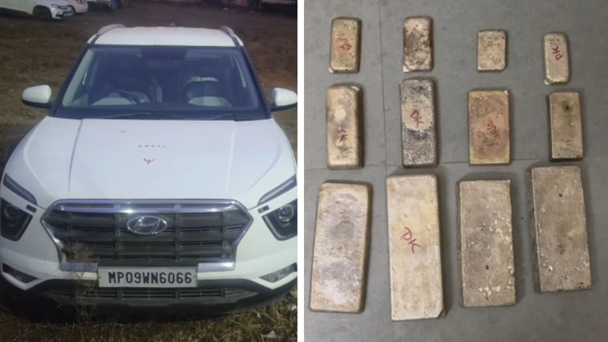 कोटा में कार से 49 किलो चांदी पकड़ी, मध्यप्रदेश नंबर की है गाड़ी; 2 युवकों से पुलिस कर रही पूछताछ