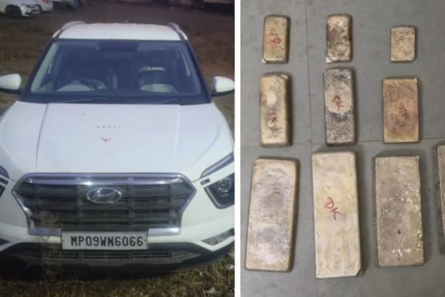 कोटा में कार से 49 किलो चांदी पकड़ी, मध्यप्रदेश नंबर की है गाड़ी; 2 युवकों से पुलिस कर रही पूछताछ