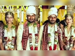 फिल्मी नहीं रियलिटी...हमशक्ल दूल्हों की जुड़वां दुल्हनें, एक ही मंडप में चारों ने लिए सात फेरे