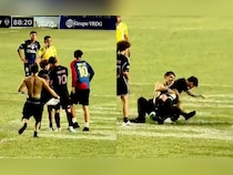 Lionel Messi Knocked Down As Fans Storm The Pitch During Inter Miami Friendly. Video Viral