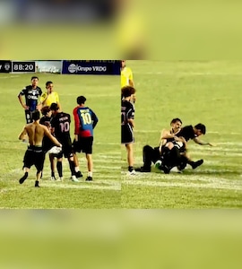 Lionel Messi Knocked Down As Fans Storm The Pitch During Inter Miami Friendly. Video Viral