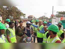 अदाणी पावर ने सड़क सुरक्षा को बनाया जनआंदोलन, जीवन रक्षा का संदेश लेकर उतरे कर्मचारी और पुलिस