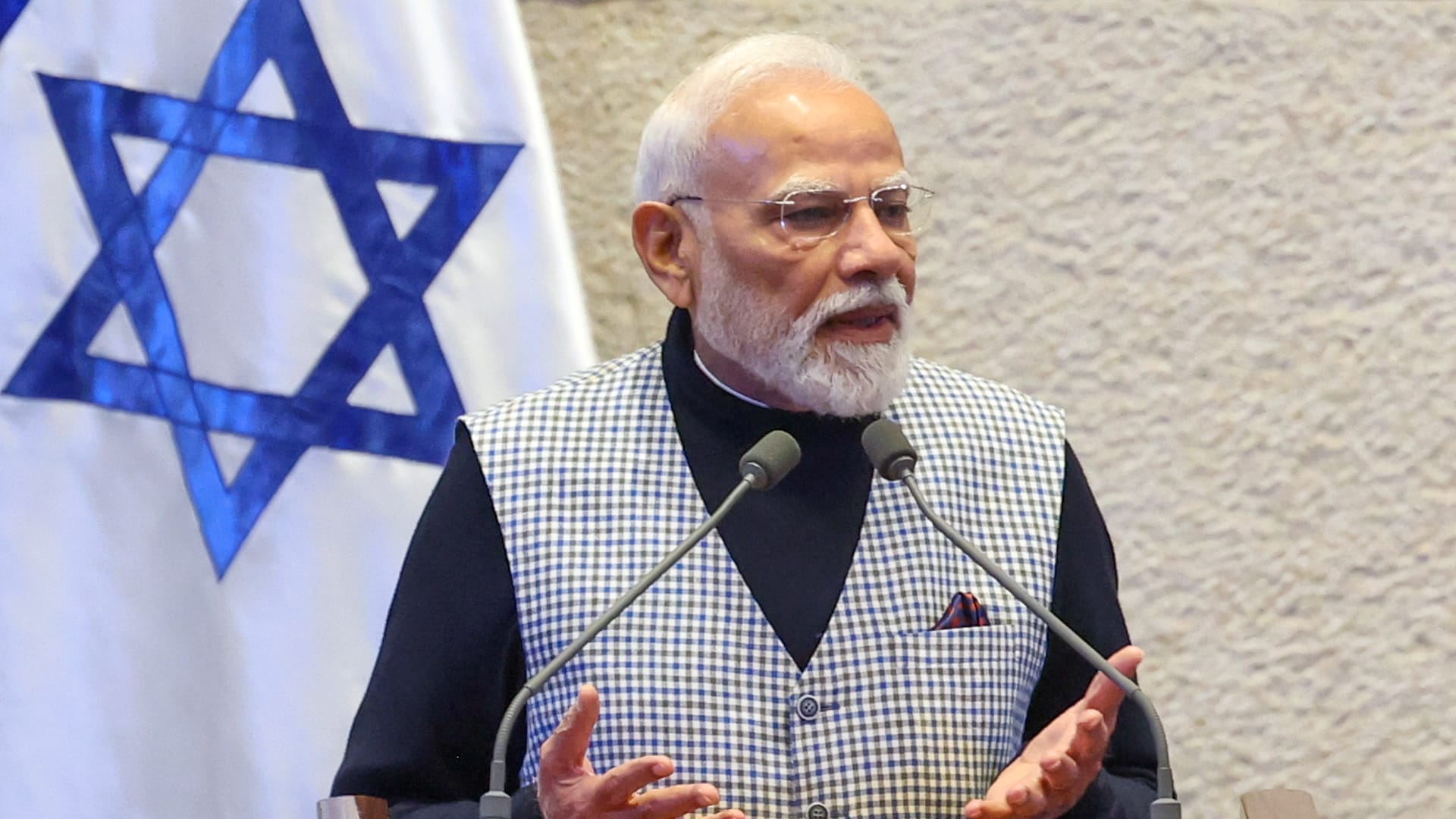 A Landmark Moment: PM Modi's Powerful Address at Israel Parliament Amid West Asia Tensions