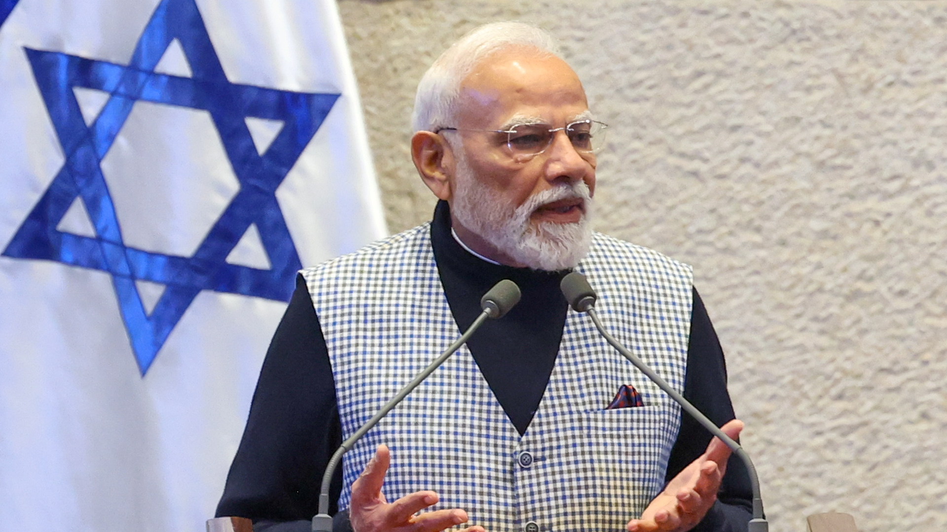 A Landmark Moment: PM Modi's Powerful Address at Israel Parliament Amid West Asia Tensions