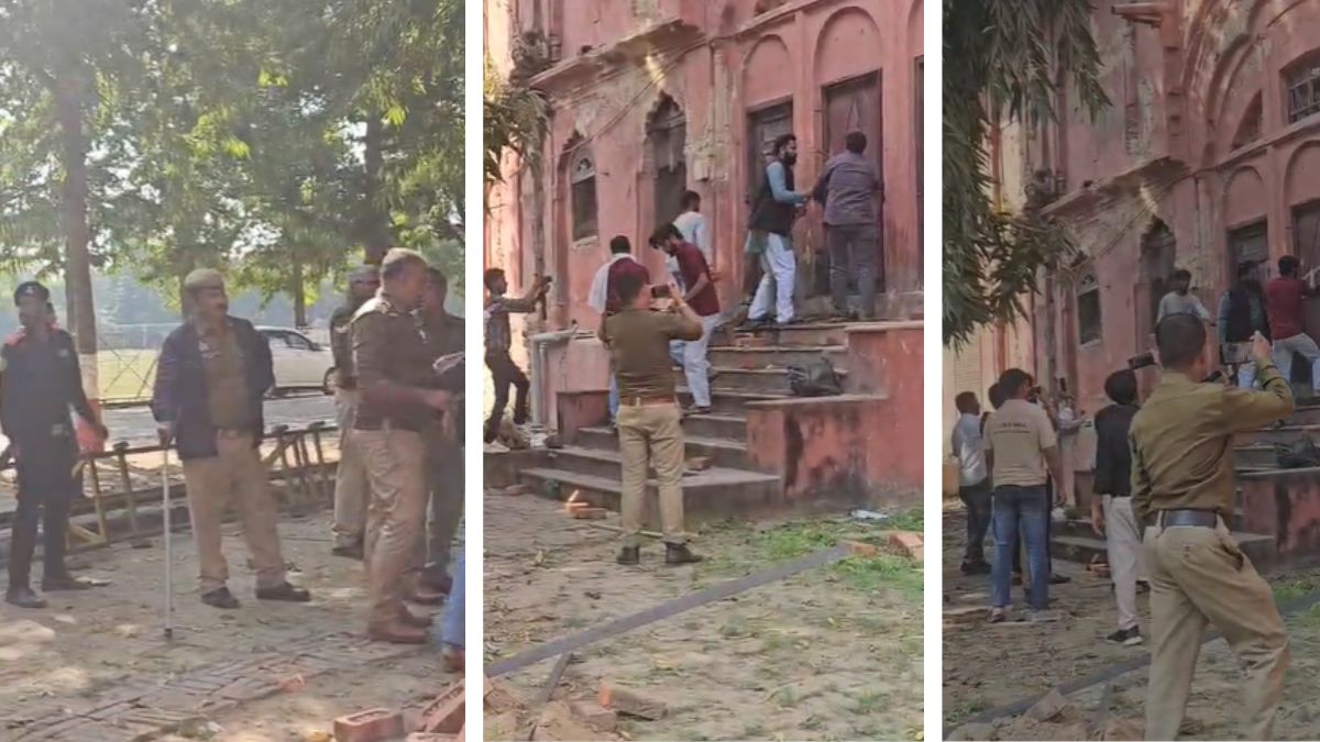 लखनऊ यूनिवर्सिटी में बंद थी मस्जिद, हिंदू छात्रों ने ढाल बन करवाई नमाज, अब पुलिस तैनात