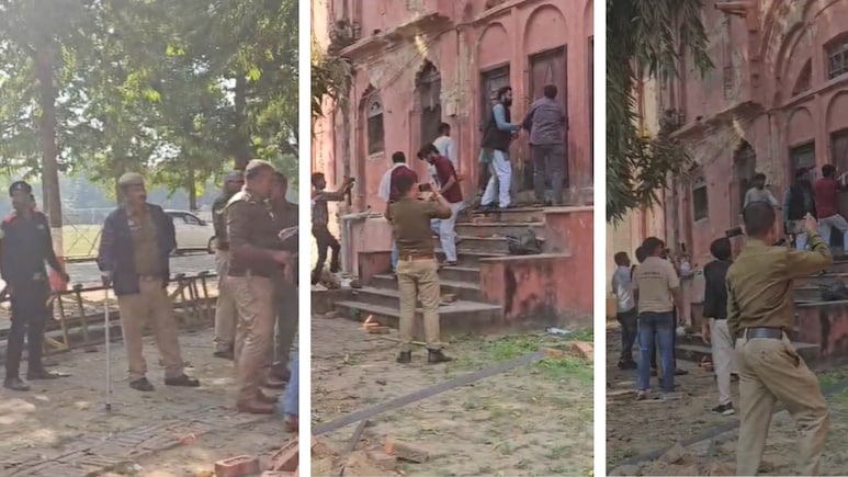 लखनऊ यूनिवर्सिटी में बंद थी मस्जिद, हिंदू छात्रों ने ढाल बन करवाई नमाज, अब पुलिस तैनात