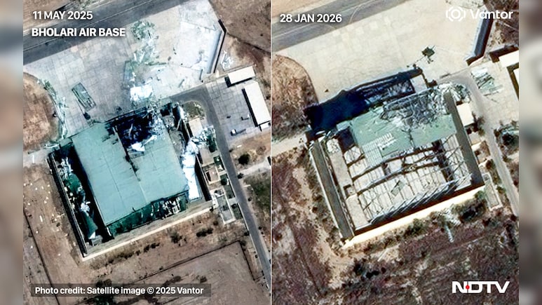 Pakistan Peels Off Bholari Hangar Roof Where Indian Air Force Destroyed Early Warning Aircraft