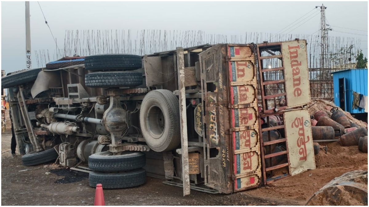 Pushkar Gas Truck Overturned Pushkar Gas Truck Overturned